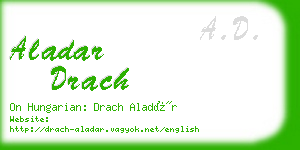 aladar drach business card
